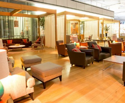 Concorde Room in Heathrow: Exklusive Möbel für Best-Zahler.