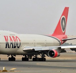 B747 von Kabo Air: Probleme in Saudi Arabien.