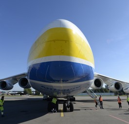 Antonov An-225: Der imposante Flieger hatte viele Fans.