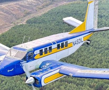 Evangel auf dem Weg ins Mid-America Flight Museum: Von dem Flugzeug wurden nur acht Exemplare gebaut.