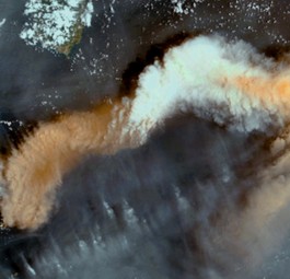 Vulkanausbruch führt zu großen Umwegen