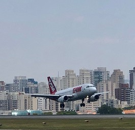 Landung eines Flugzeuges in São Paulo-Congonhas: geschäftig, aber auch kompliziert.