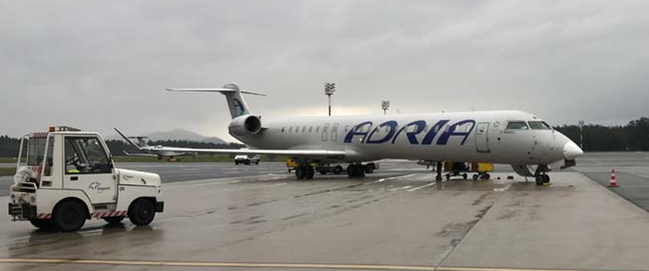 Bombardier CRJ von Adria Airways: Die Fluglinie will mehr Flugzeuge.