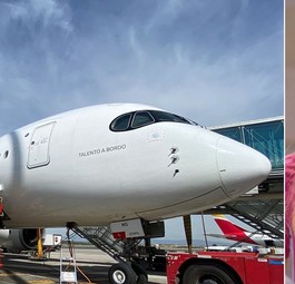 Airbus A350, Siegestor-Schützin Olga Carmona: Zurück nach Madrid.