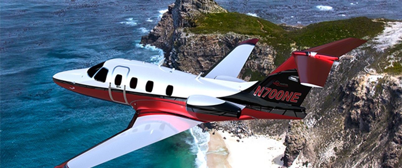 Rendering der Eclipse 700: Neuer Businessjet im unteren Preissegment.