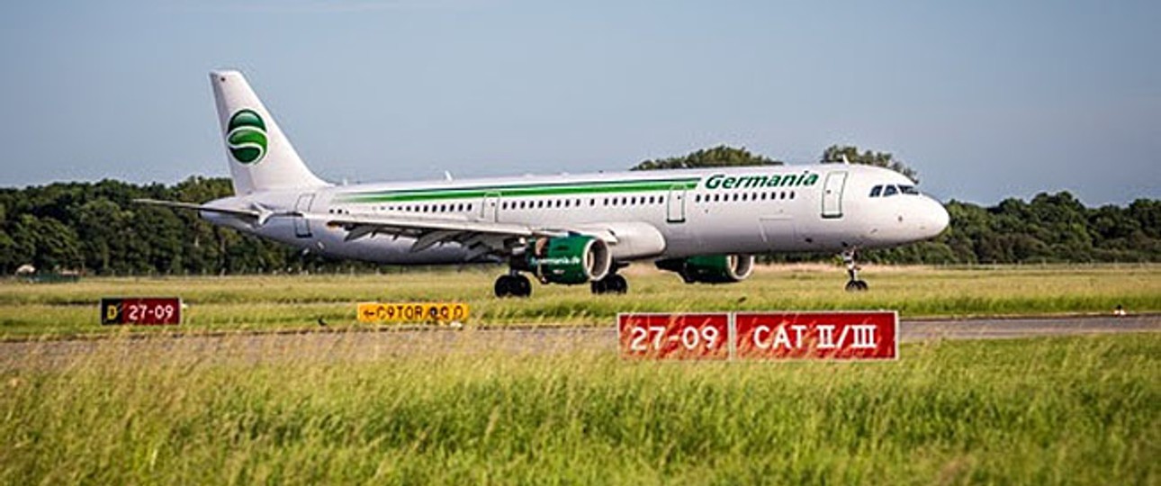 Flieger von Germania: Bald öfter in Nürnberg zu sehen.