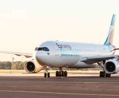 Airbus A330 von Eurowings Discover: Mehrere Flüge wurden umgeleitet oder gestrichen.