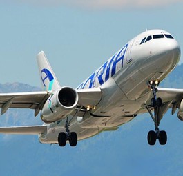 Airbus A319 von Adria Airways: Es ist aus.