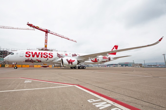 Die HB-IFA wird  den ersten Passagierflug am 25. Oktober nach Palma de Mallorca machen und ...