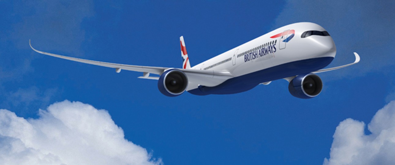 Airbus A350 in den Farben von British Airways: Löst die Boeing B747 ab.