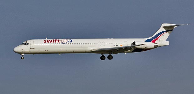 McDonnell Douglas MD83 von Swiftair: An Air Algérie ausgeliehen.