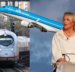 Marjan Rintel: Die KLM-Chefin kritisiert langsame Zugverbindungen in Deutschland.