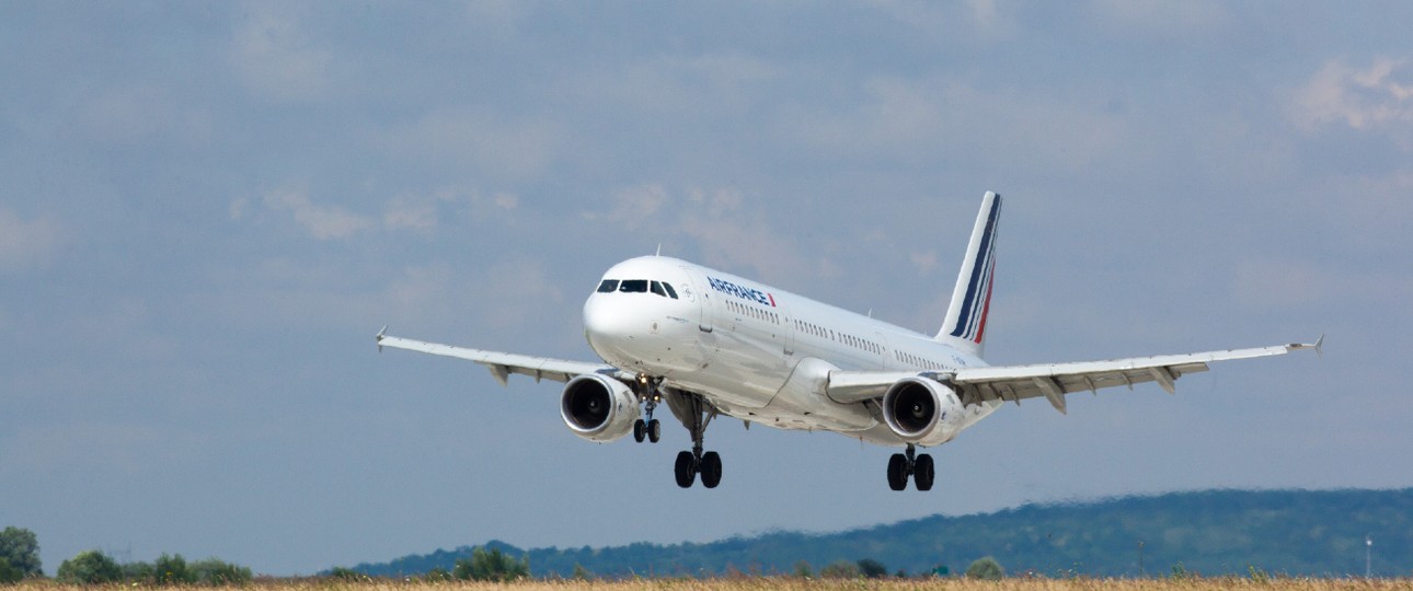 Airbus A321 von Air France: Wollte am falschen Airport landen.