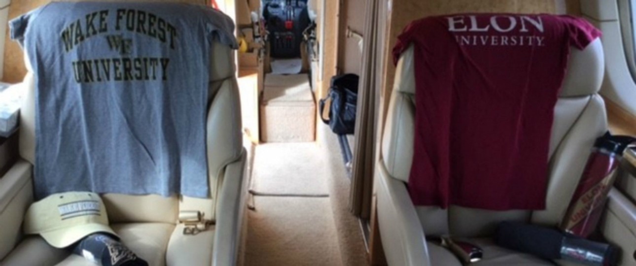 Uni-Tour im Privatjet: Zehn Flugstunden sind ab 57.000 Dollar zu haben.