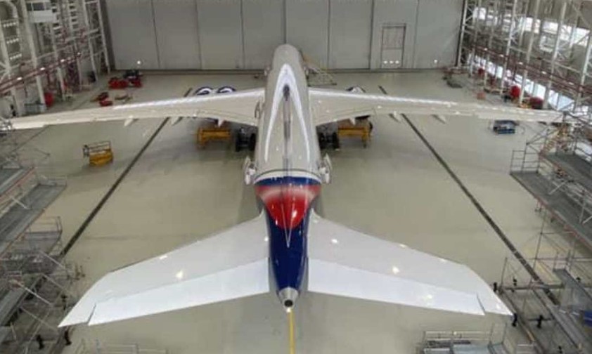 Eine Aeroflot-Maschine im Hangar: Die Fluggesellschaft hat 2022 mehr Flüge durchgeführt als im Vorjahr.
