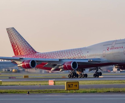 Boeing 747-400 von Rossiya: Wieder in der Luft.