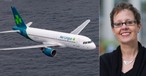 Jet von Aer Lingus und Lynne Embleton: Zurück im Passagiergeschäft.