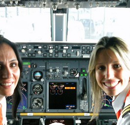 Pilotin und Kopilotin: Bald alleine unterwegs.