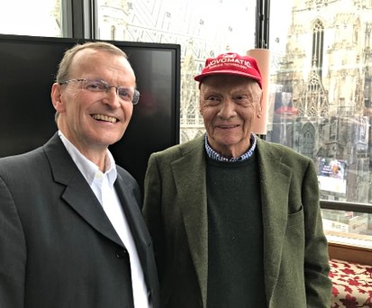 Der Autor mit Niki Lauda