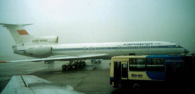 Die meisten Tu-154 flogen in der Sowjetunion und im restlichen ehemaligen Ostblock.