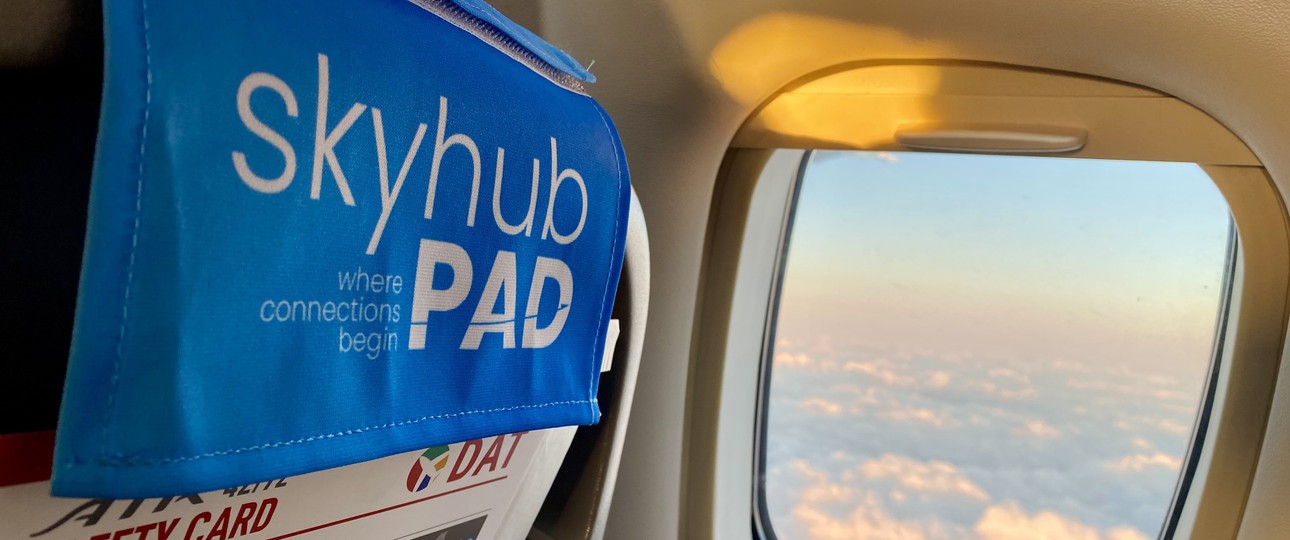 Kabine von Skyhub Pad: Neue Route ab Lübeck.