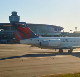 New York-La Guardia: Viele Annullierungen und Verspätungen.