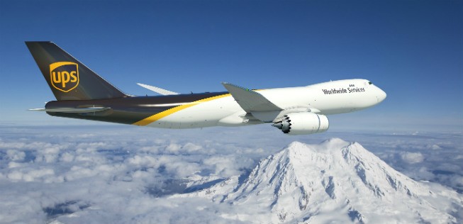 Boeing 747-8F in den Farben von UPS: