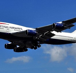 Boeing 747 von British Airways: Die Reise dauerte 11 Stunden.