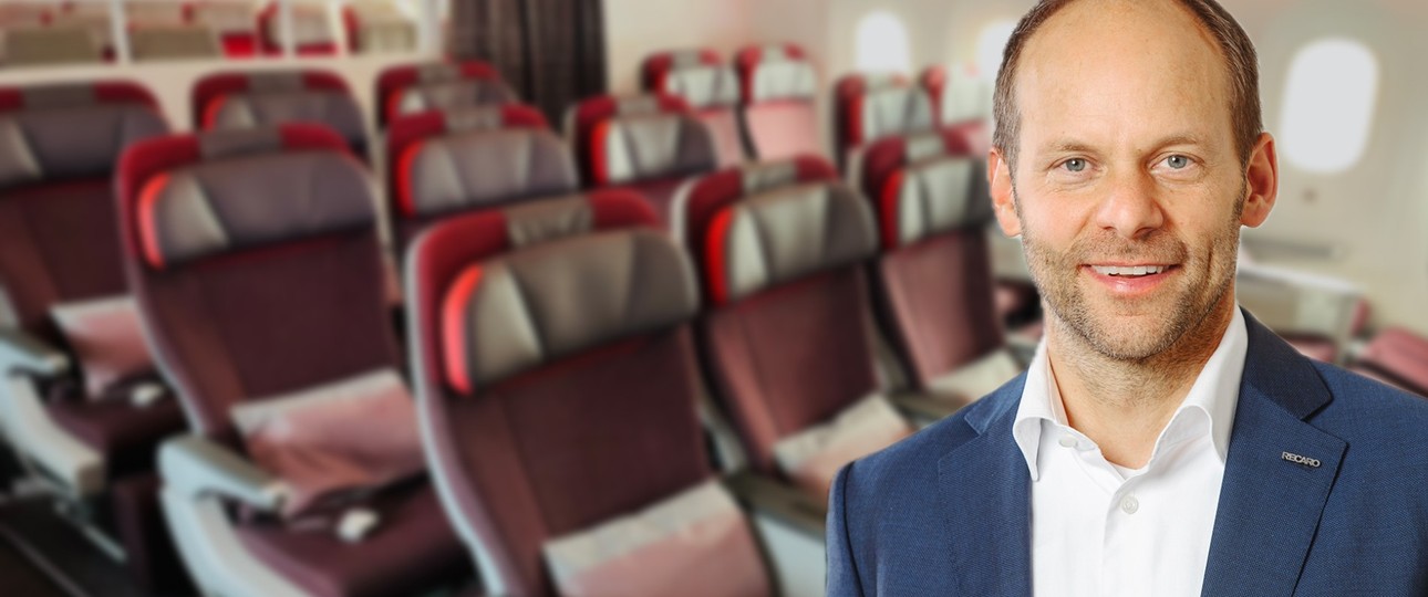 Recaro-Chef Mark Hiller: Hat auch immer mehr Embraer-Betreiber als Kunden.