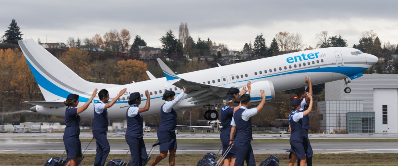 Tui-Crew und Enter-Air-Jet: Die beiden Airlines gründen eine Firma.