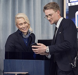 Passagier am Schalter von SAS: Aktionäre erhalten Vielflieger-Status.