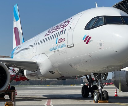 Airbus A320 Neo von Eurowings: Mit dem Flieger geht es nach Dubai.