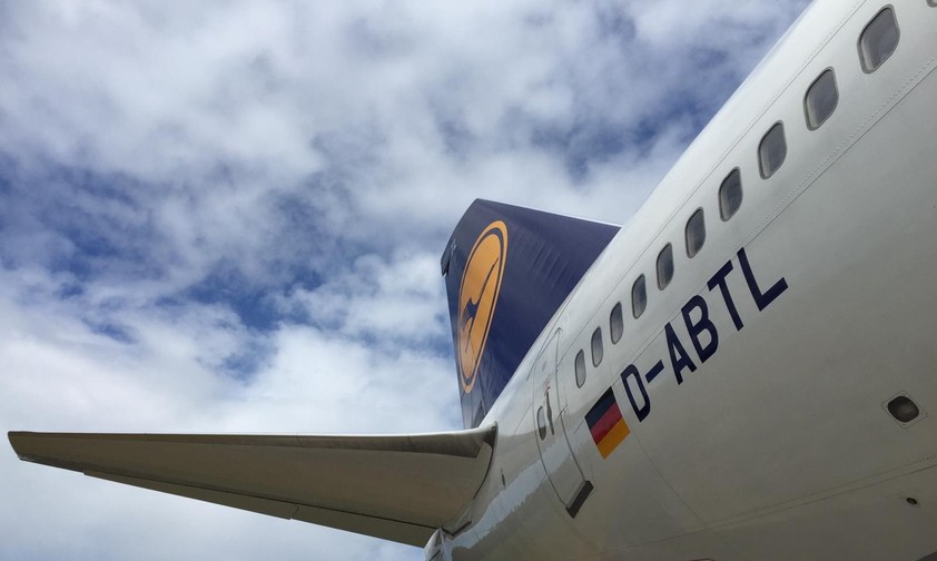 Lufthansas Boeing 747 mit dem Kennzeichen D-ABTL: Zurück in Frankfurt.