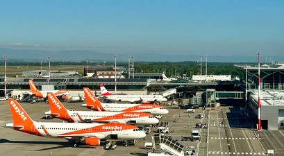 Flughafen Basel/Mulhouse: Easyjet ist eindeutig Marktführer.
