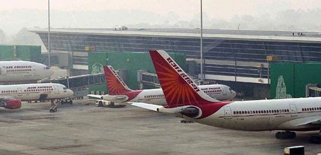 Flugzeuge in Delhi: Indien hat immer wieder Luftfahrt-Probleme.