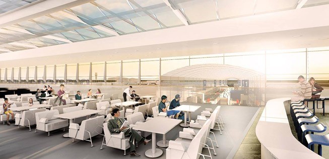 Terminal 2 erhält 50 neue Läden und Restaurants. Zudem werden Check-In- und Gepäckabgabe-Automaten die Prozesse beschleunigen.