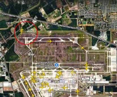 houston beinahe zusammenstoss