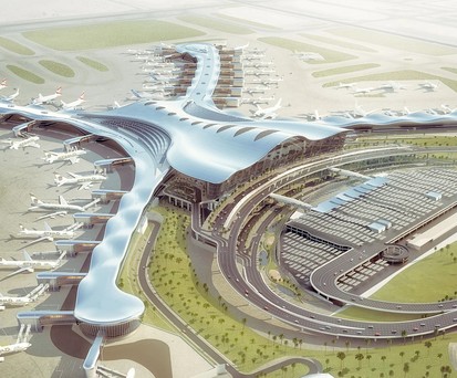 So soll das neue Terminalgebäude aussehen.