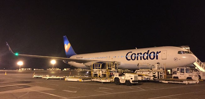 Condor Boeing 767-300ER in Punta Cana.