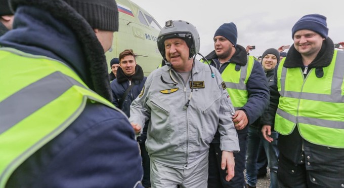 Nikolay Kuimov führte den Jungfernflug durch.