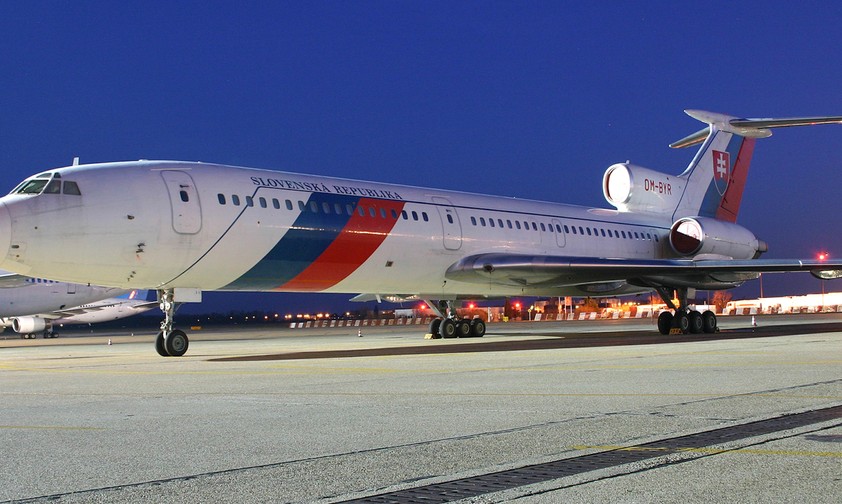 TU-154 OM-BYR: Einst ein Tauschobjekt Russlands für Tilgung von Schulden.