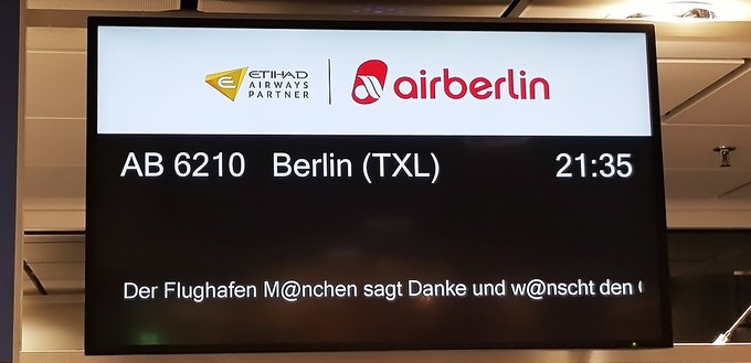 Der letzte Flug: AB6210 startete am Abend des 27. Oktober ein letztes Mal von München nach Berlin-Tegel.