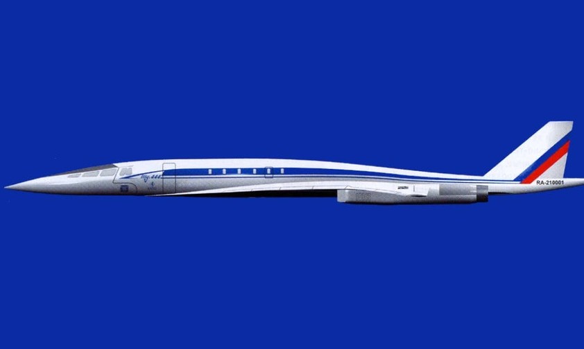 Draft of the Tu-444 (archive): Tupolev puts focus on supersonic business travel once again.