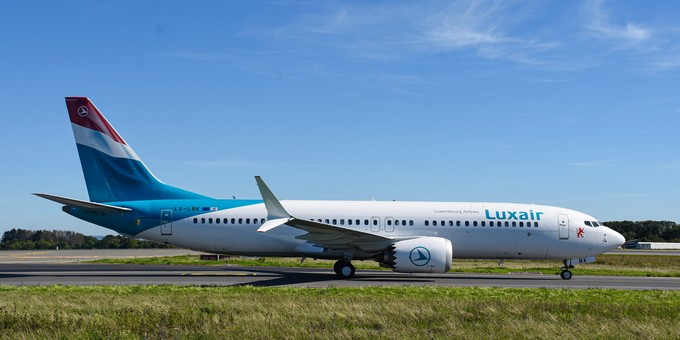 Die zweite Boeing 737 Max 8 von Luxair.