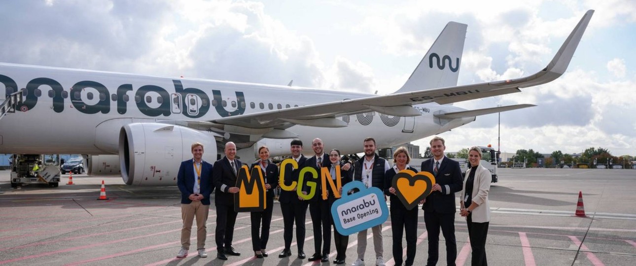 Basis-Eröffnung von Marabu am Flughafen Köln/Bonn: Nach nur einer Flugplanperiode ist im kommenden Frühjahr schon wieder Schluss.