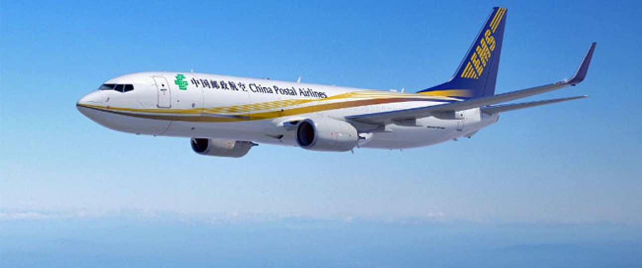 Boeing 737-800 BCF in den Farben von China Postal Airlines: Das Programm steht kurz vor dem Start.