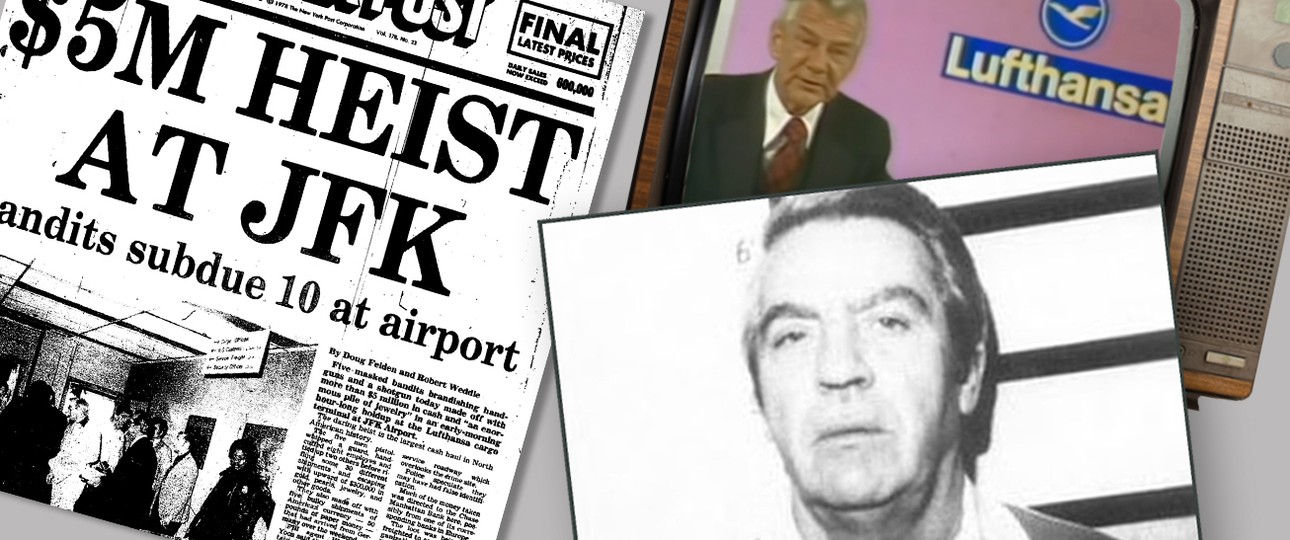 Ausgabe der New York Post, Nachrichtensendung, Hauptdrahtzieher James «Jimmy the Gent» Burke: Der Lufthansa-Raub sorgte 1978 für Schlagzeilen.