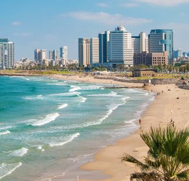 Tel Aviv: Direktflug ab Hamburg in viereinhalb Stunden.
