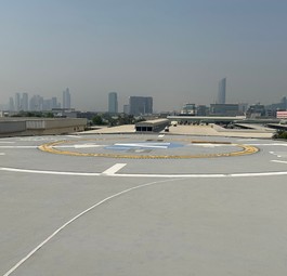 Der erste Vertiport von Dubai: Liegt direkt am Dubai International Airport.