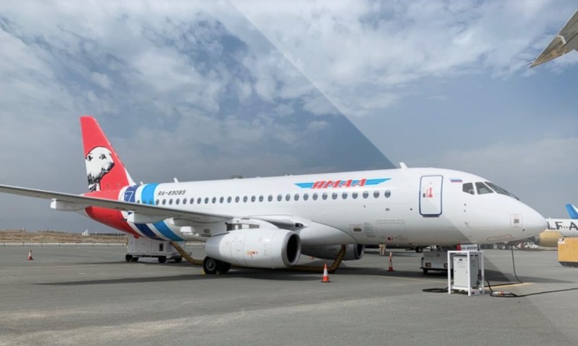 Superjet 100 der russischen Yamal auf der Bahrain Air Show: Mögliche Bestellung.